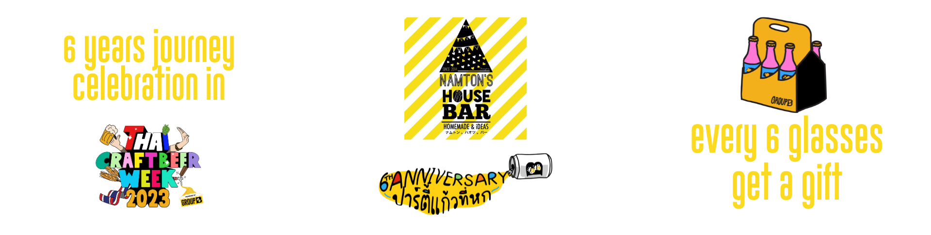 6th Anniversary ปาร์ตี้แก้วที่หก @ Namton’s