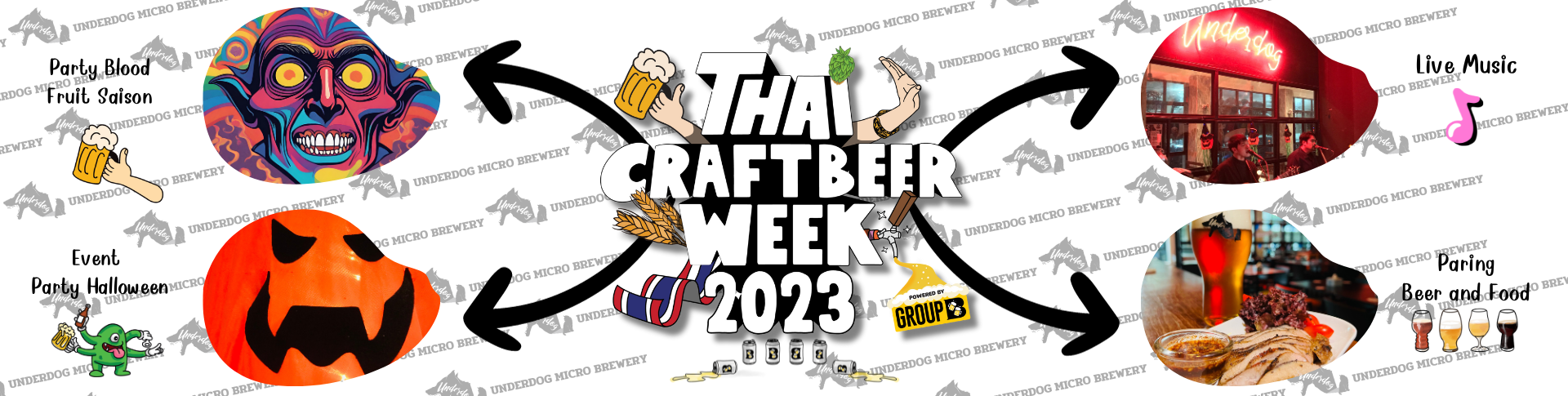 Underdog Halloween and Thai Craft Beer Week